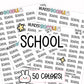 School Planner Stickers | AW-18