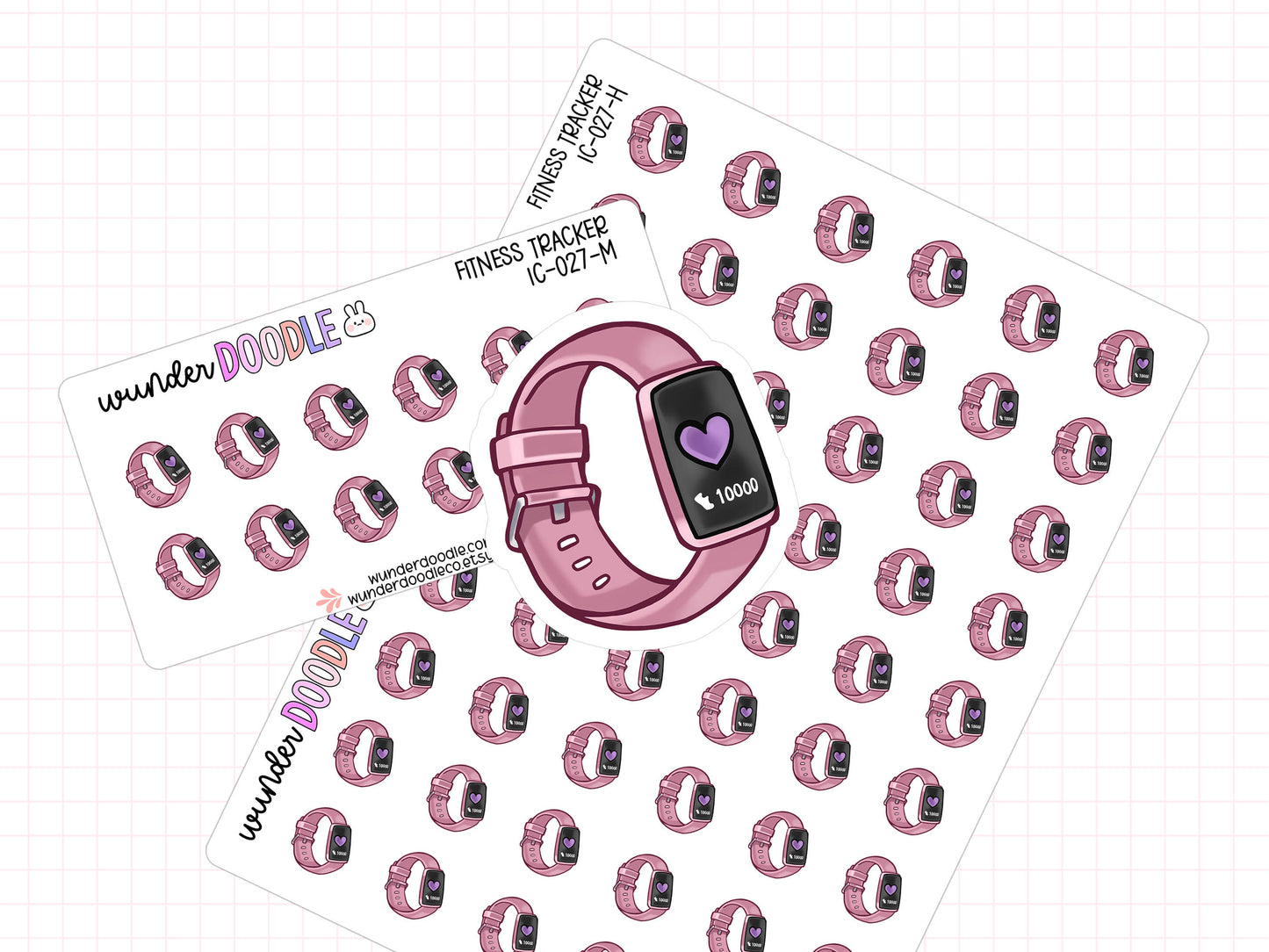 Fitness Tracker Planner Stickers | IC-027