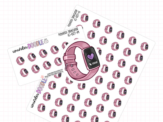 Fitness Tracker Planner Stickers | IC-027