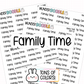 Family Time Planner Stickers | NYP-31