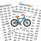 Bicycle Planner Stickers | IC-135