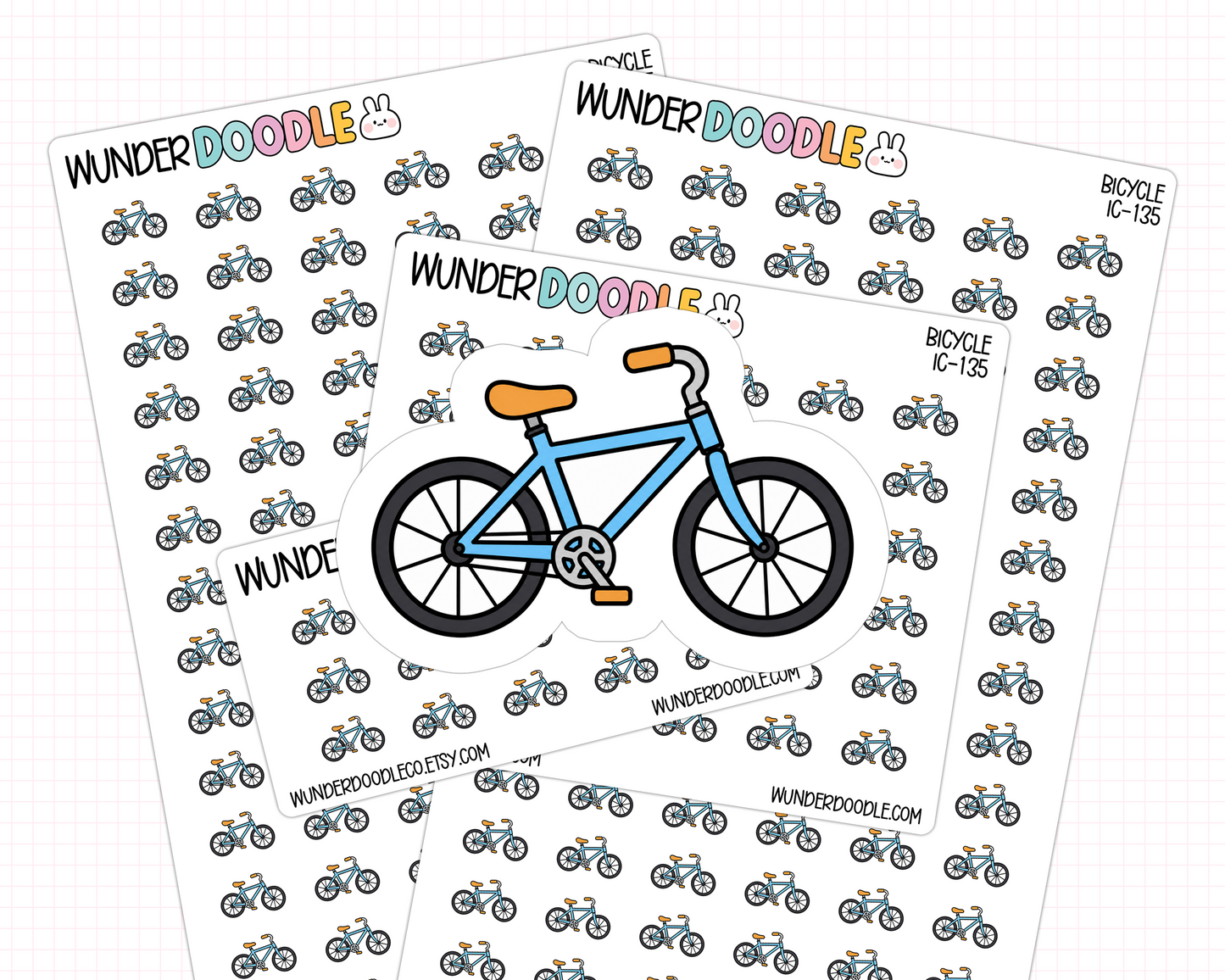 Bicycle Planner Stickers | IC-135
