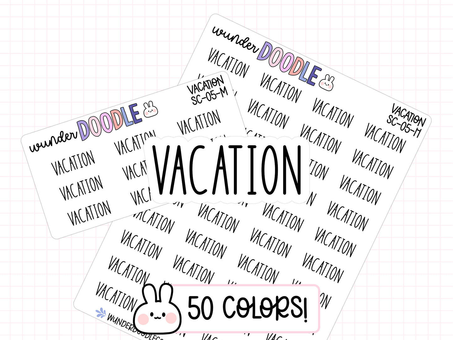 Vacation Planner Stickers | SC-05