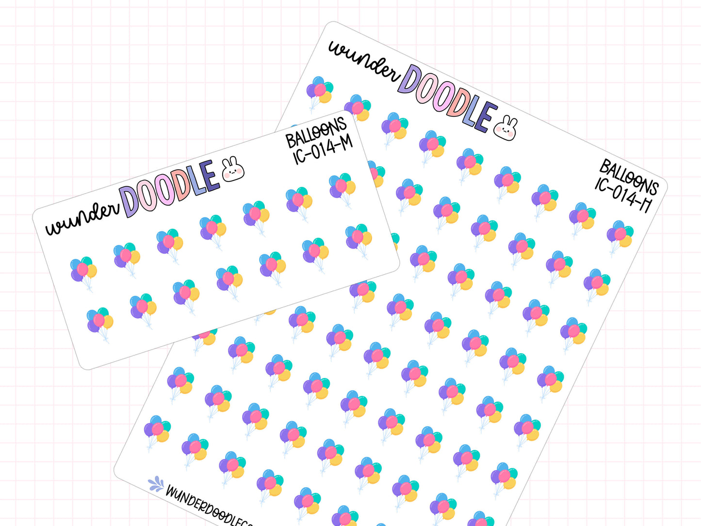 Balloons Planner Stickers | IC-014