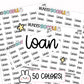 Loan Planner Stickers | MS-010