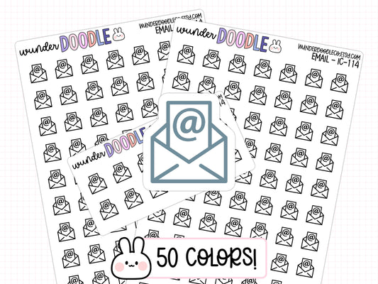 Email Planner Stickers | IC-0114