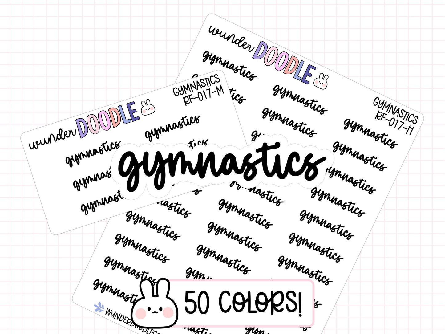 Gymnastics Planner Stickers | RF-017