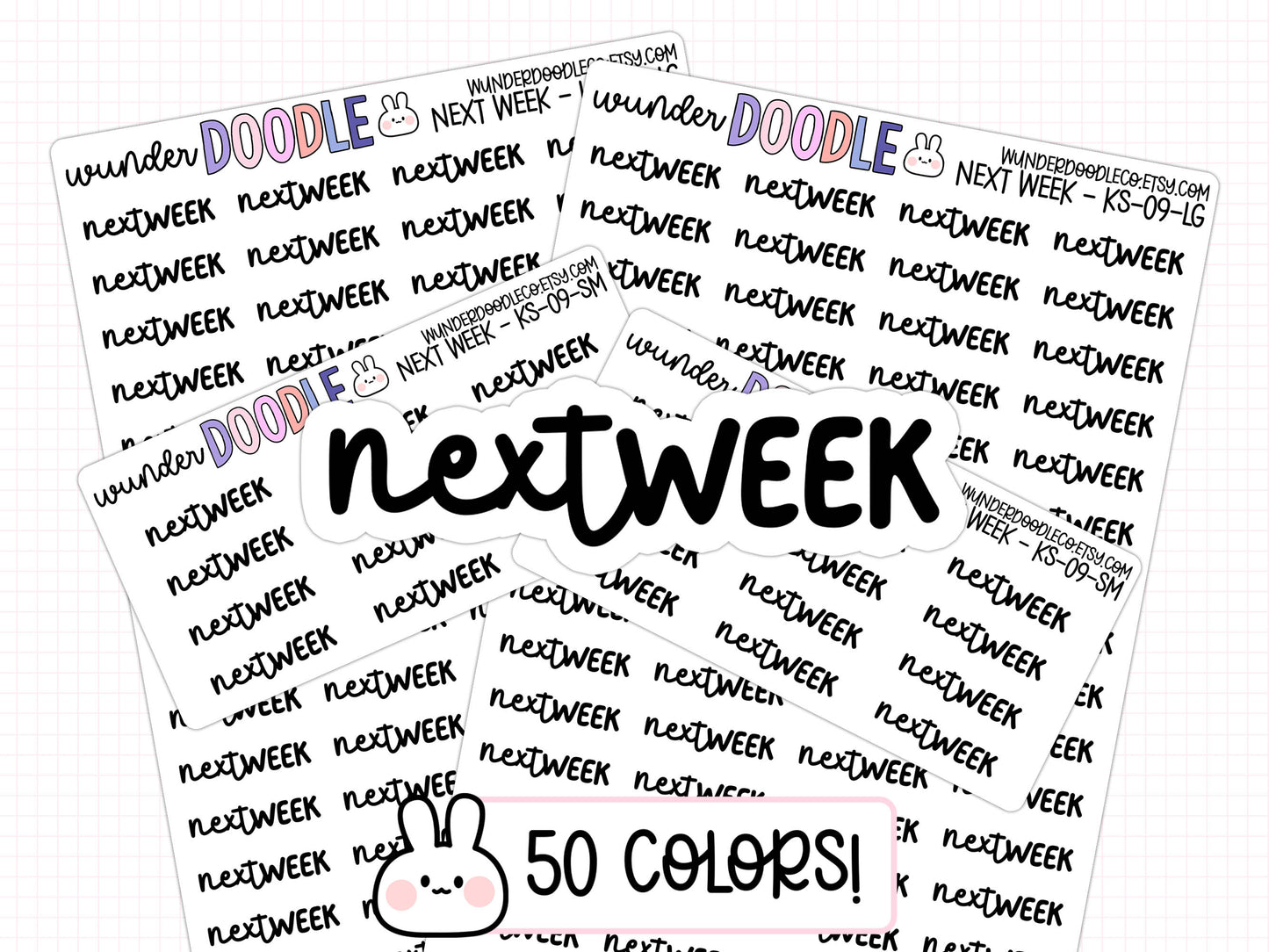 Next Week Planner Stickers | KS-09