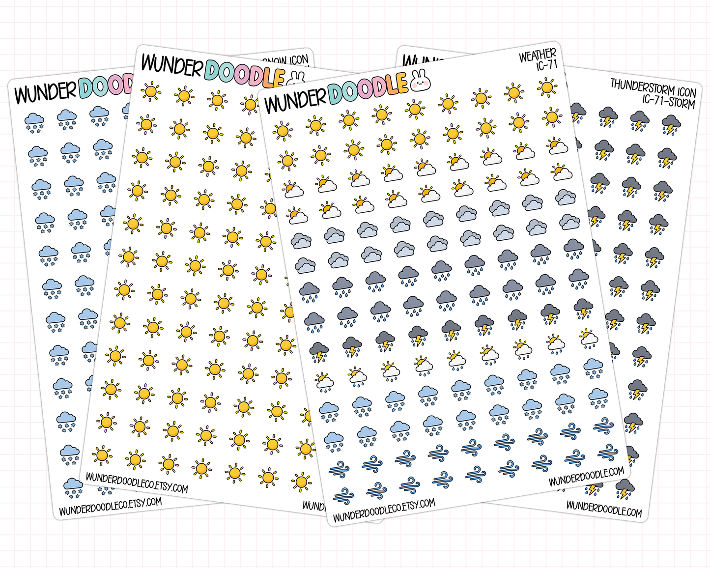 Weather Planner Stickers | IC-71