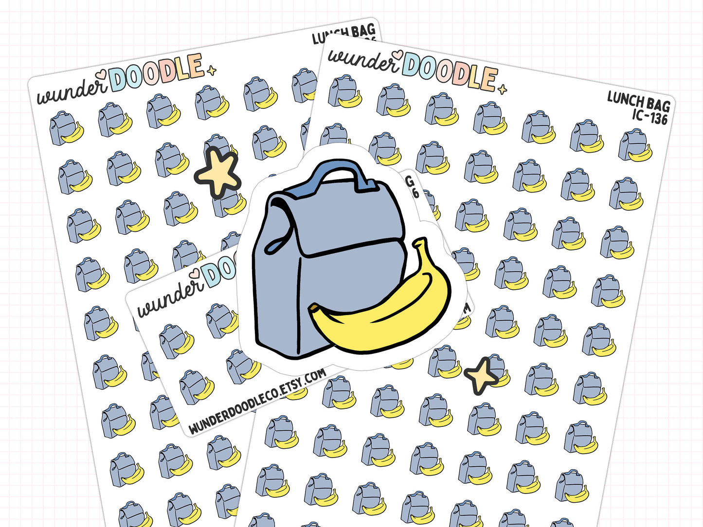 Pack Lunch Planner Stickers | IC-136