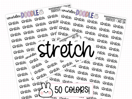 Stretch Planner Stickers | MS-34