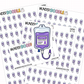 Chemotherapy Planner Stickers | IC-112