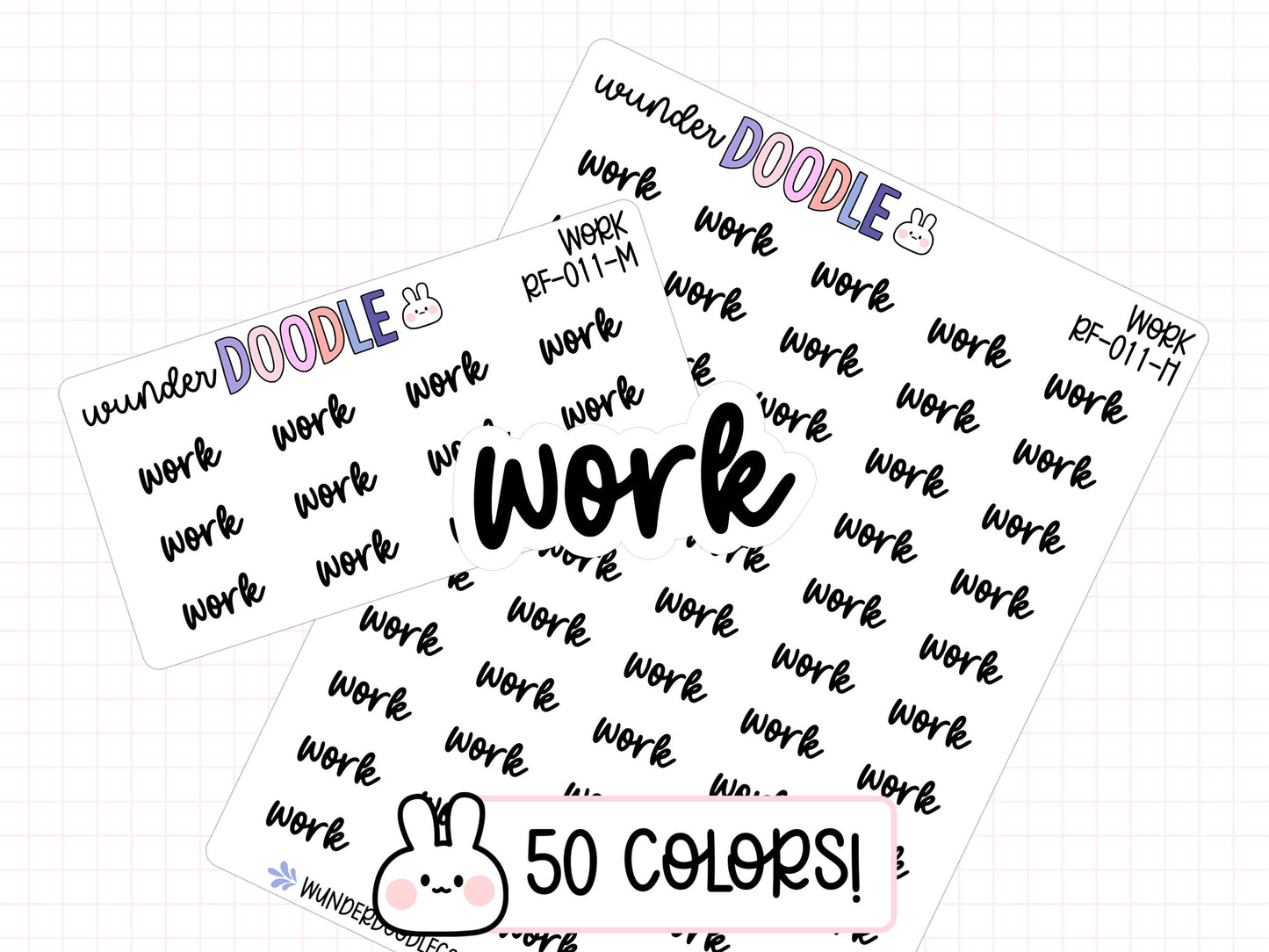 Work Planner Stickers | RF-011