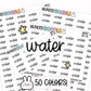 Water Planner Stickers | MS-05