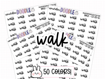 Walk Planner Stickers | CS-05