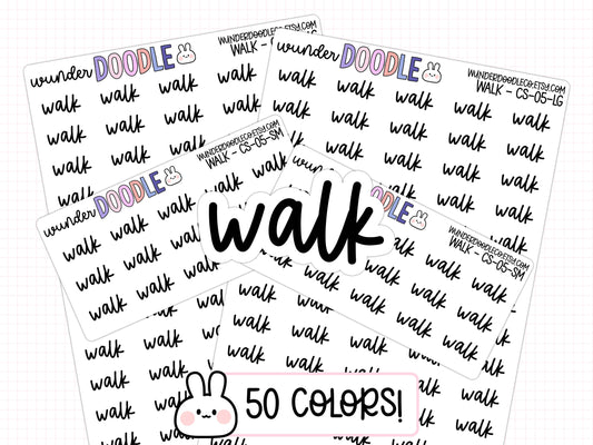 Walk Planner Stickers | CS-05