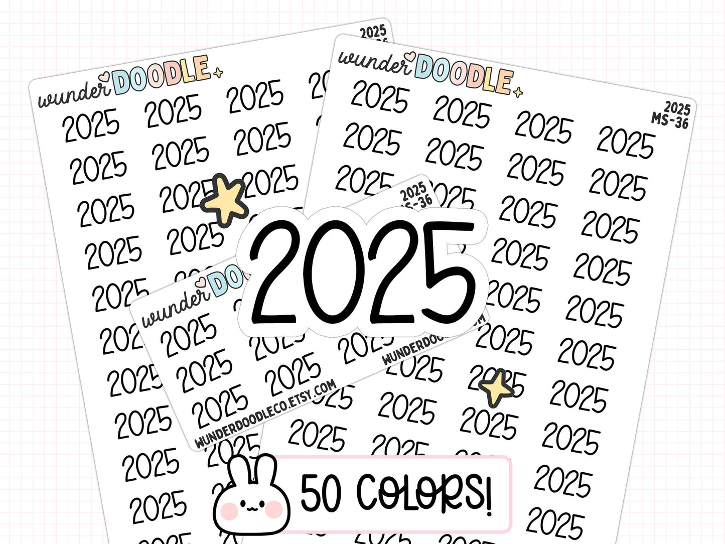 2025 Planner Stickers | MS-36