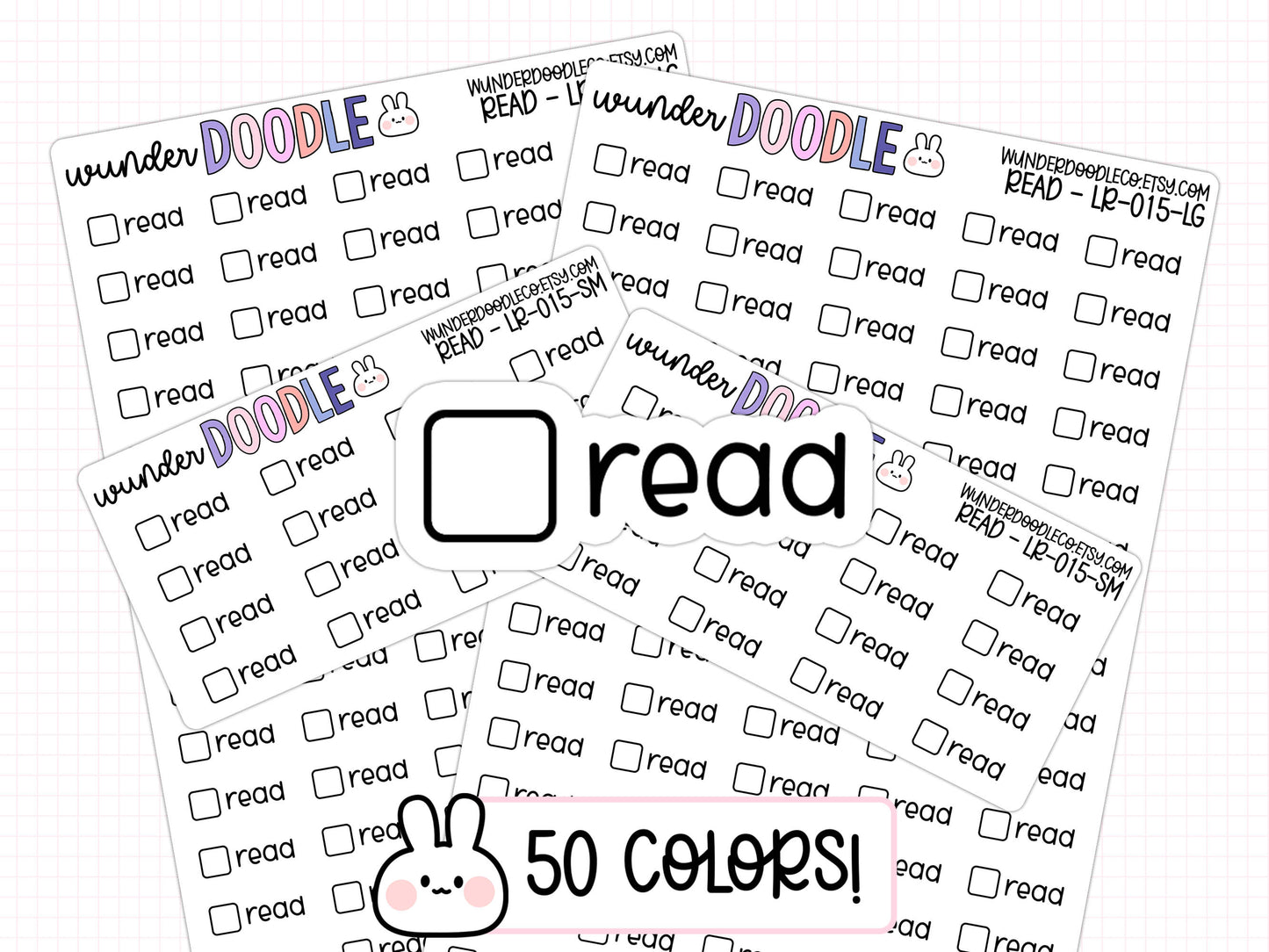 Read Planner Stickers | LR-015