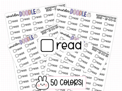 Read Planner Stickers | LR-015