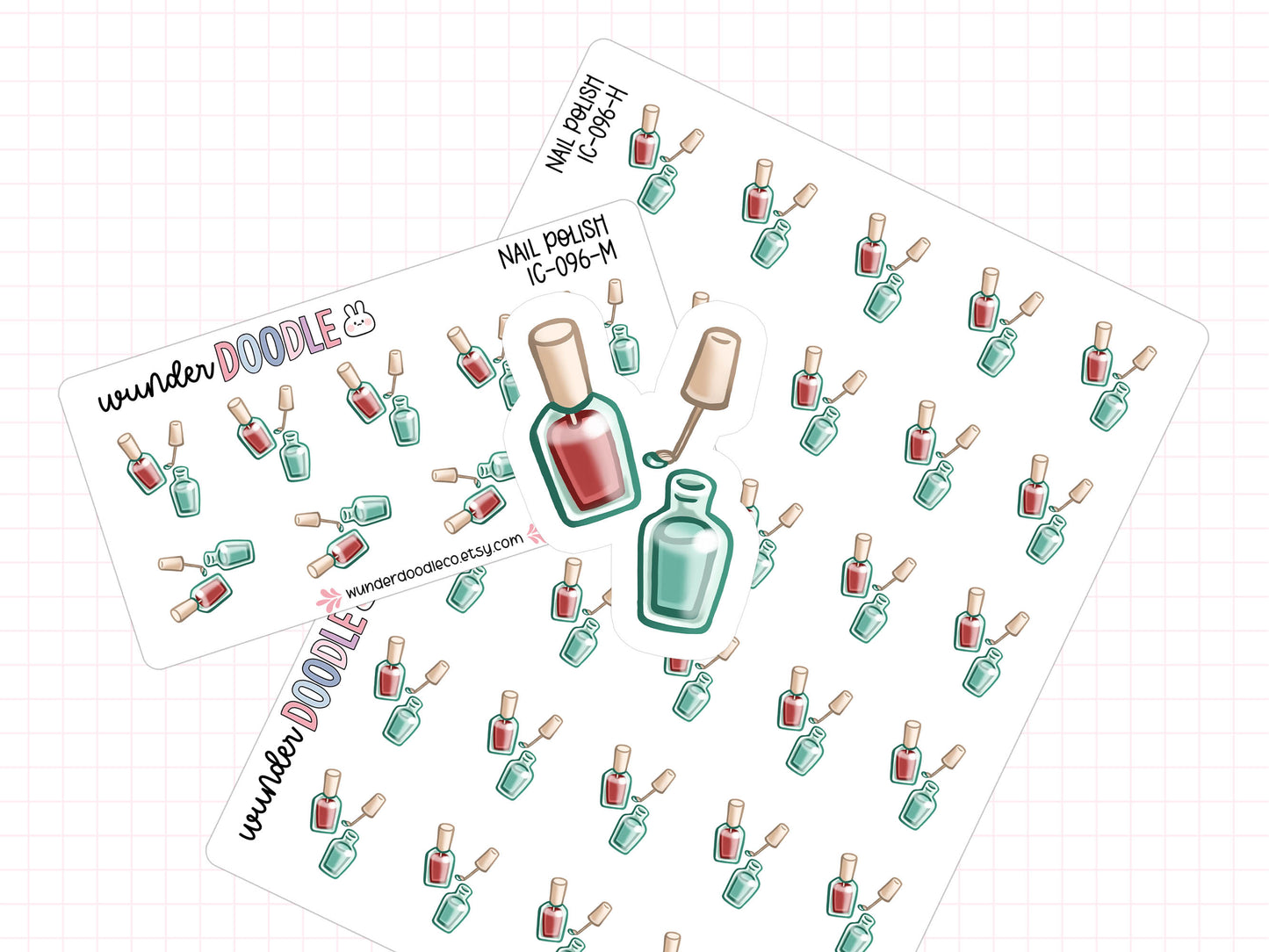 Nail Polish Planner Stickers | IC-096