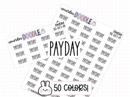 Payday Planner Stickers | SC-011