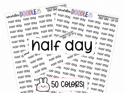 Half Day Planner Stickers | LR-024