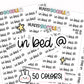 In Bed @ Planner Stickers | MS-30