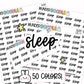 Sleep Planner Stickers | CS-011