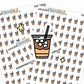 Iced Coffee Planner Stickers | IC-140