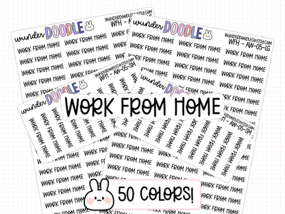 Work From Home Planner Stickers | AW-05