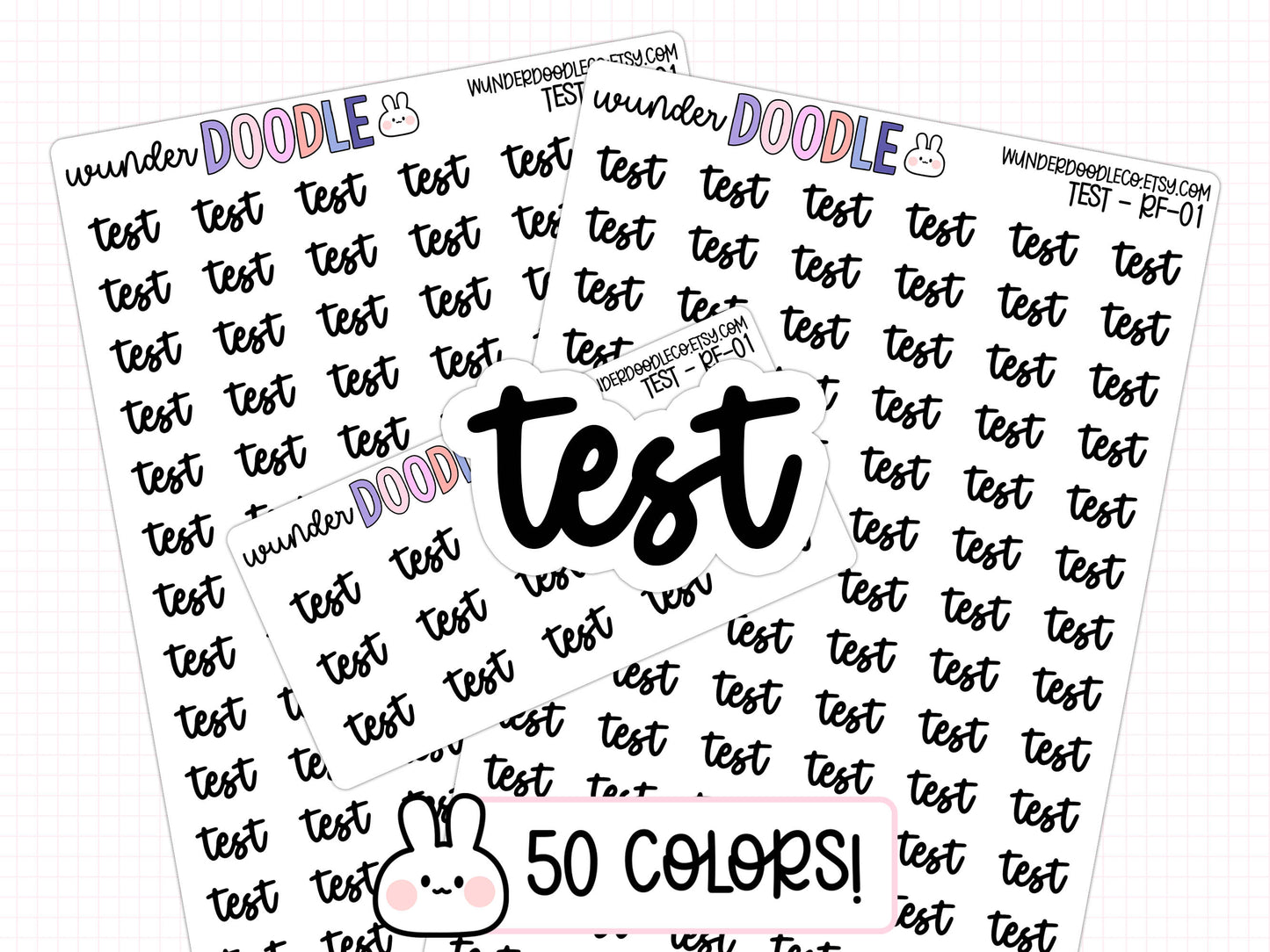 Test Planner Stickers | RF-01