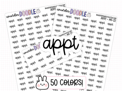 Appt Planner Stickers | MS-022