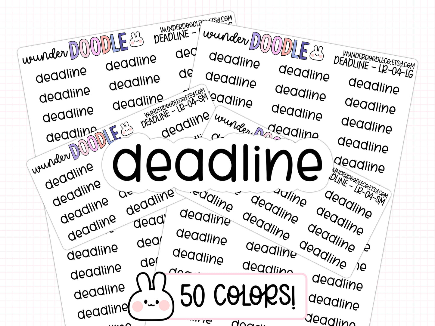 Deadline Planner Stickers | LR-04