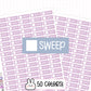 Sweep Planner Stickers | BOX-011