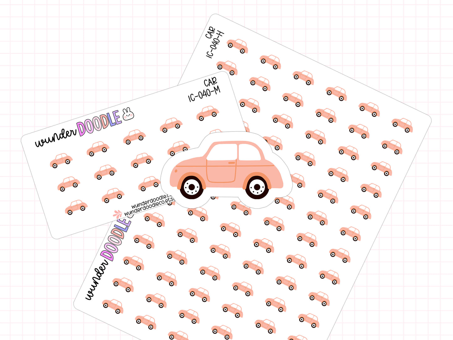 Car Planner Stickers | IC-040