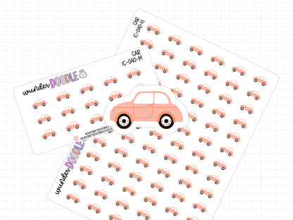 Car Planner Stickers | IC-040