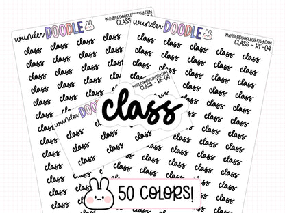 Class Planner Stickers | RF-04