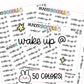 Wake Up @ Planner Stickers | MS-29