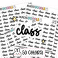 Class Planner Stickers | RF-04