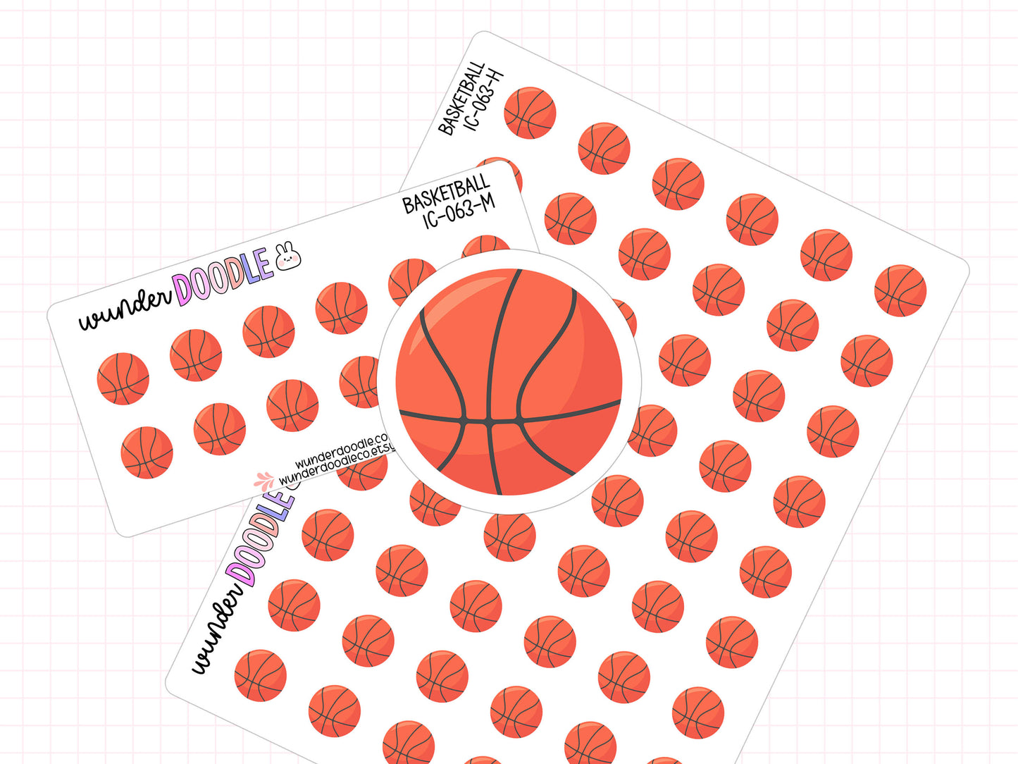 Basketball Planner Stickers | IC-063