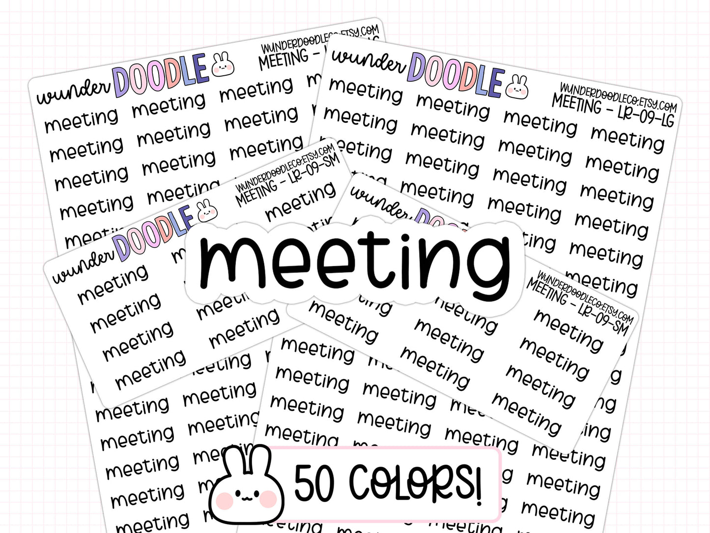 Meeting Planner Stickers | LR-09