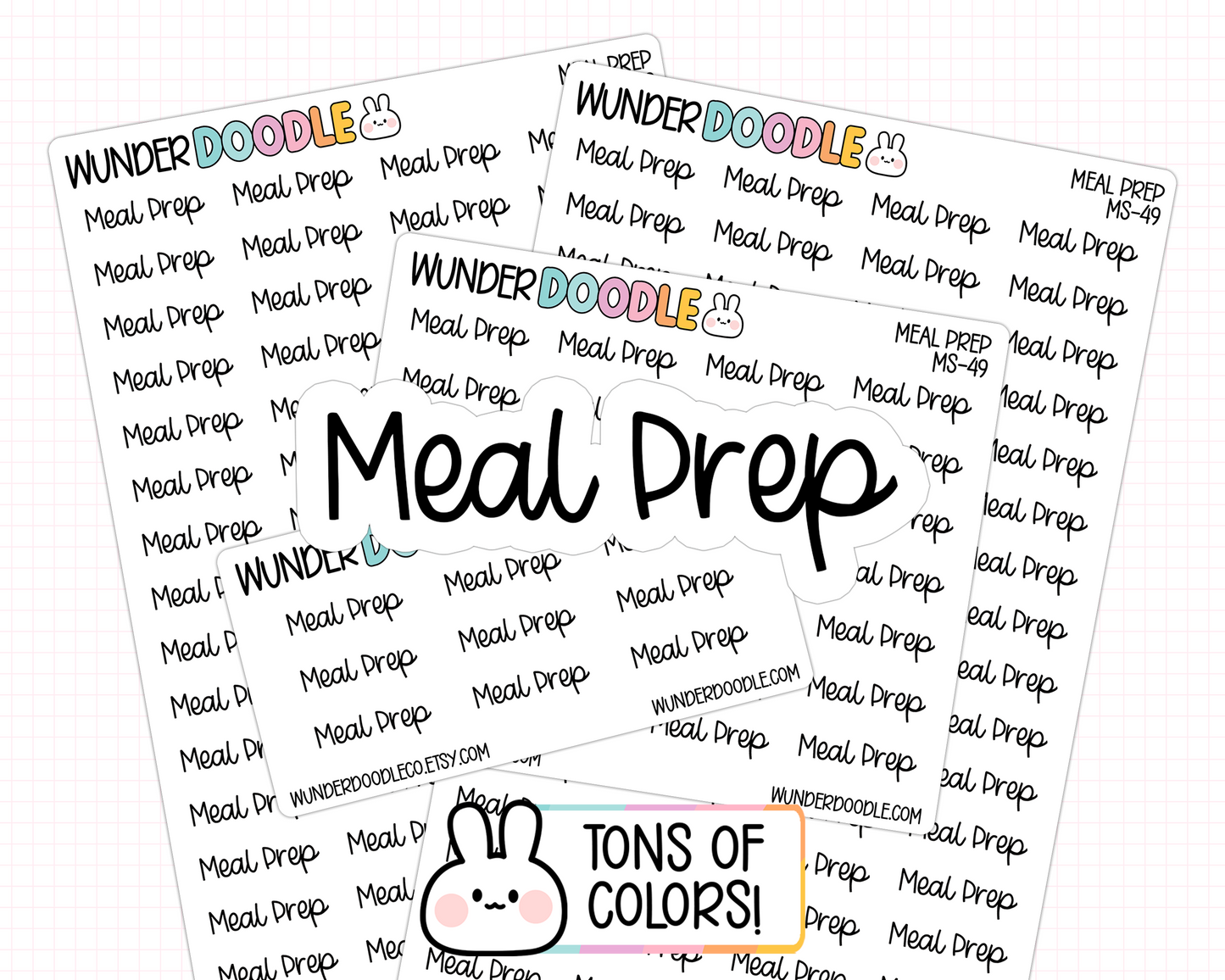 Meal Prep Planner Stickers | MS-49