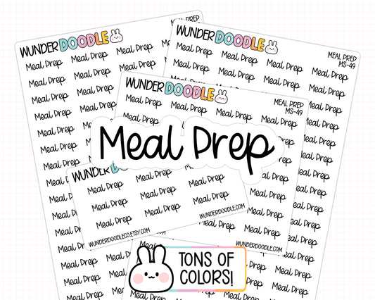 Meal Prep Planner Stickers | MS-49
