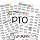 PTO Planner Stickers | LR-20
