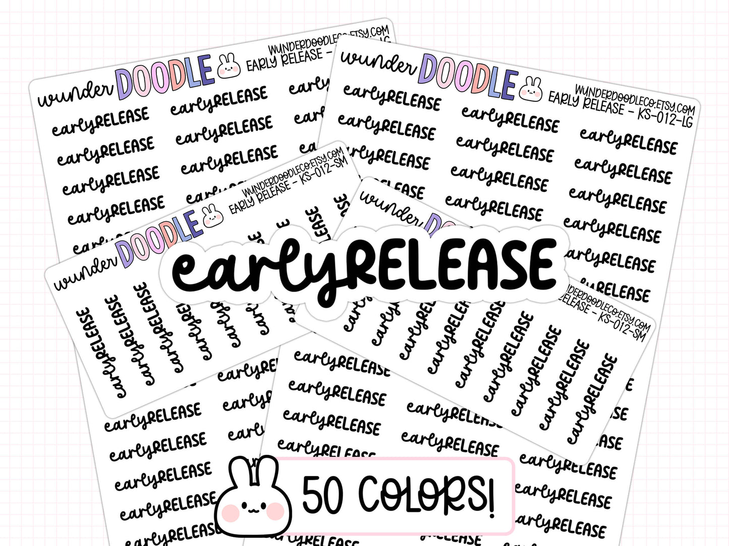 Early Release Planner Stickers | KS-012