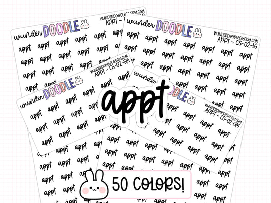 Appt Planner Stickers | CS-02