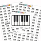 Piano Planner Stickers | IC-22