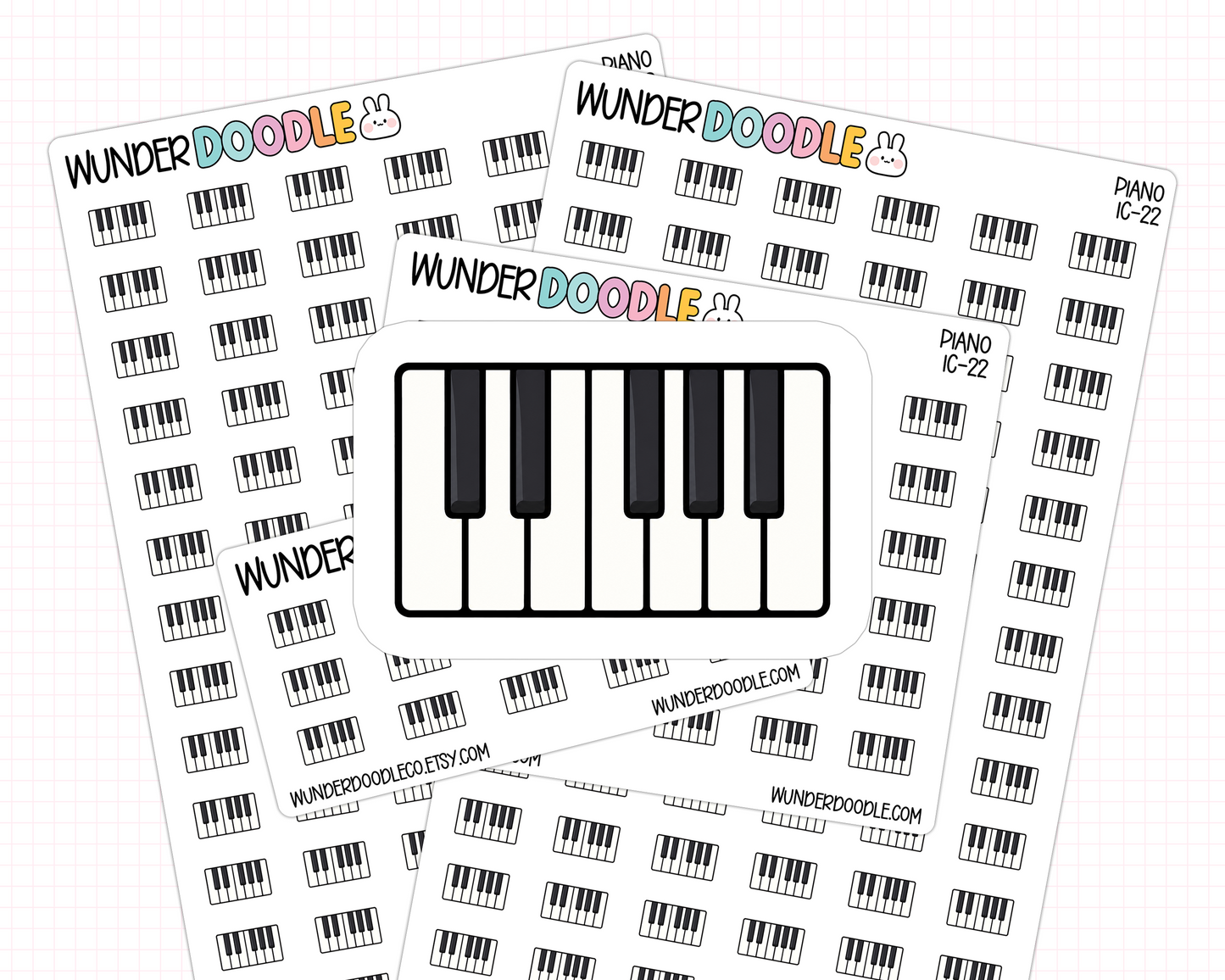 Piano Planner Stickers | IC-22