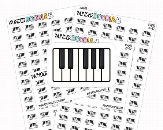 Piano Planner Stickers | IC-22