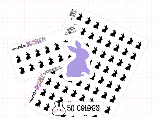 Rabbit Planner Stickers | IC-082